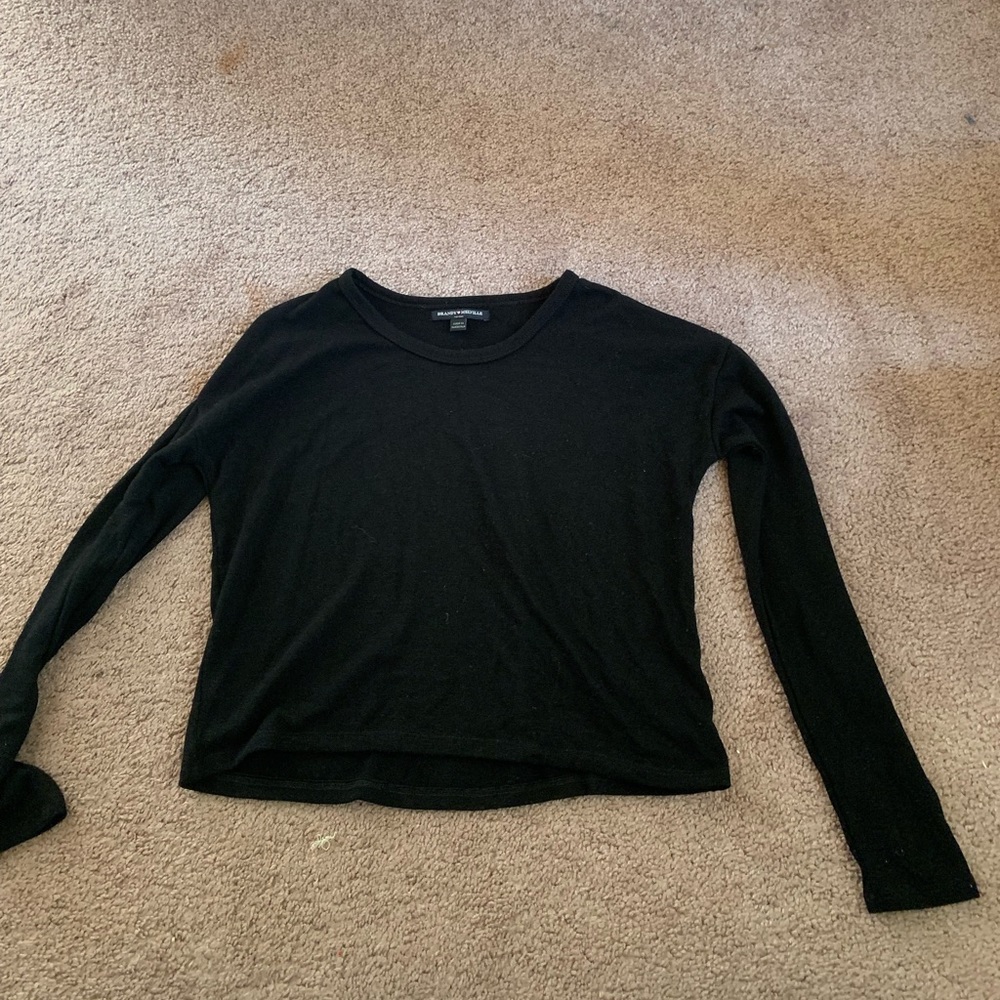 Black Crop top